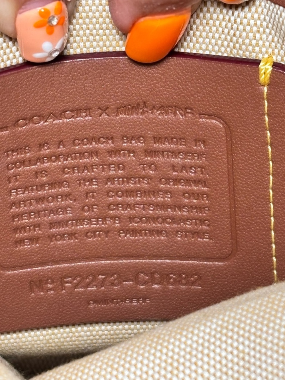 Coach x Mint & Serf North/South Charter Crossbody Bag - Limited Edition EUC - Picture 12 of 15